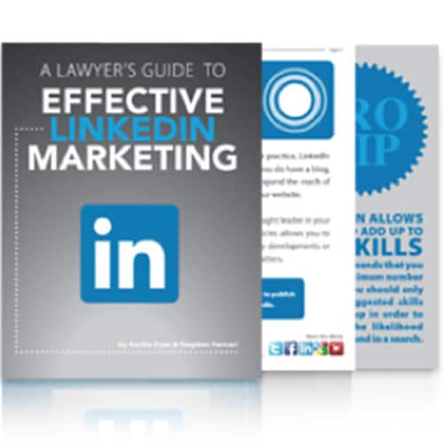 Lawyers Guide to LinkedIn Marketing eBook